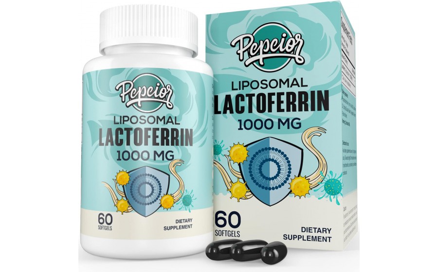 Pepeior Liposomal Lactoferrin 1000 mg 60 softgels