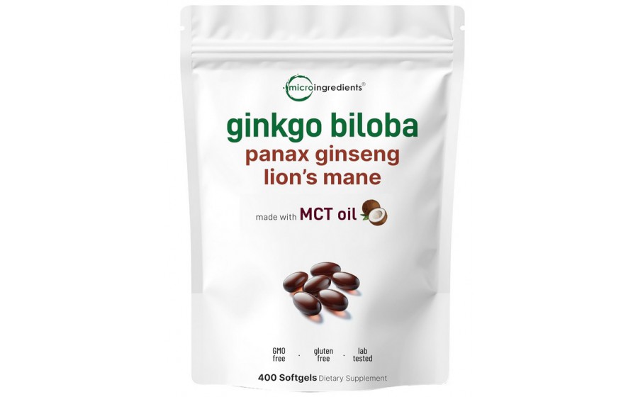 Microingridients Ginkgo Biloba Panax Ginseng Lion's Mane 5600 mg