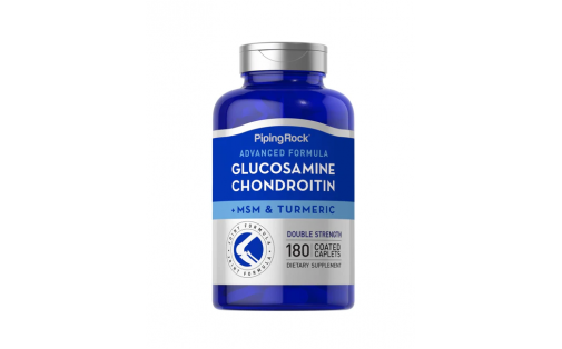 Piping Rock Glucosamine Chondroitin + MSM & Turmeric Double