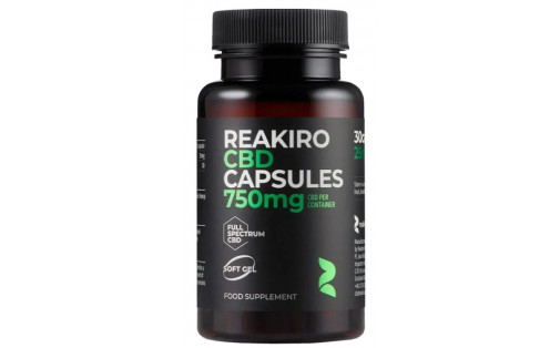 Reakiro CBD Capsules 750 mg 30 caps