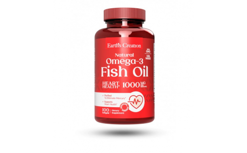 Earths Creation Omega 3 1000 mg (100 sofgels)