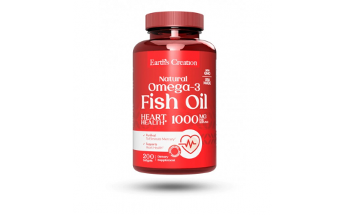 Earths Creation Omega 3 1000 mg (200 sofgels)