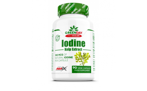 Amix GreenDay ProVegan Natural Iodine Kelp Extract (90 veg caps)