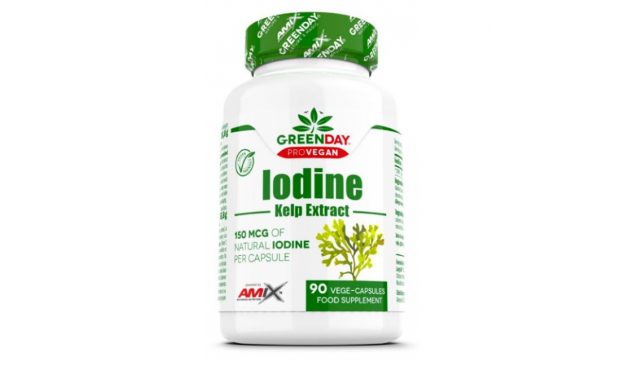 Amix GreenDay ProVegan Natural Iodine Kelp Extract (90 veg caps) Amix GreenDay ProVegan Natural Iodine Kelp Extract (90 veg caps)