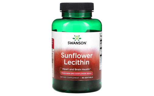 Swanson Sunflower Lecithin 90 softgels