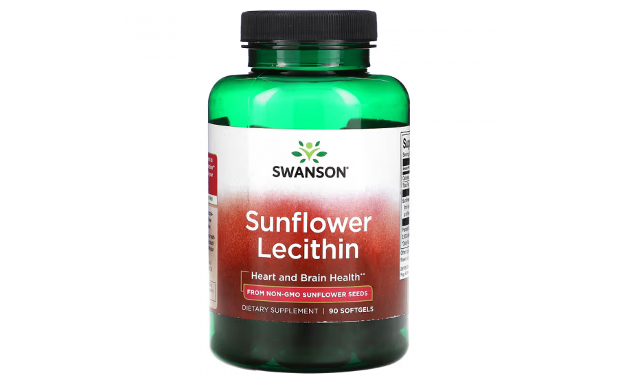 Swanson Sunflower Lecithin 90 softgels