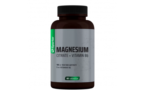 Sporter Magnesium Citrate B6 - (60 tab)