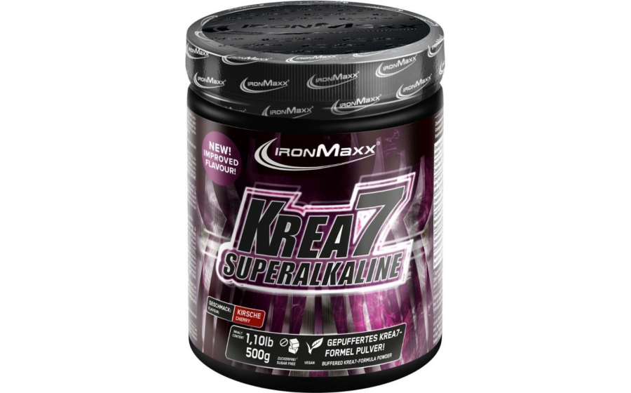 IronMaxx Krea7 Superalkaline Powder (500g Cherry)