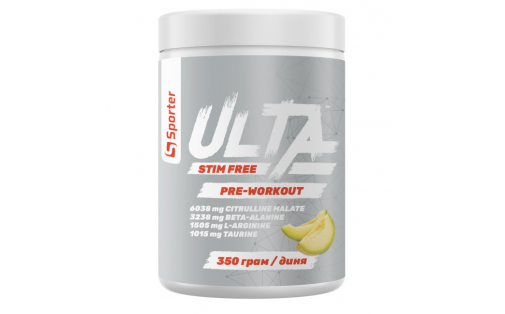 Sporter Sporter Ulta Stim Free Pre-Workout (350г Диня)