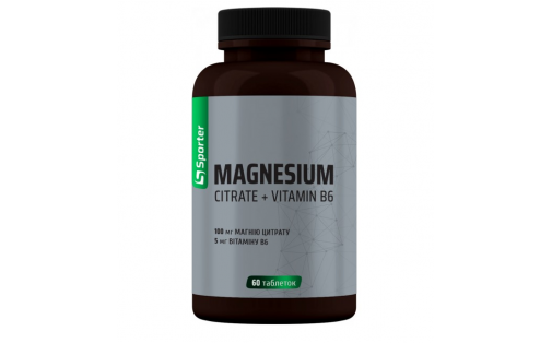 Sporter Magnesium Citrate B6 - (60 tab)