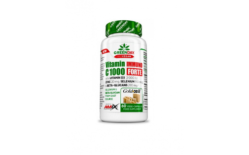 Amix GreenDay ProVegan Vitamin C 1000mg with Acerola (60 veg caps)