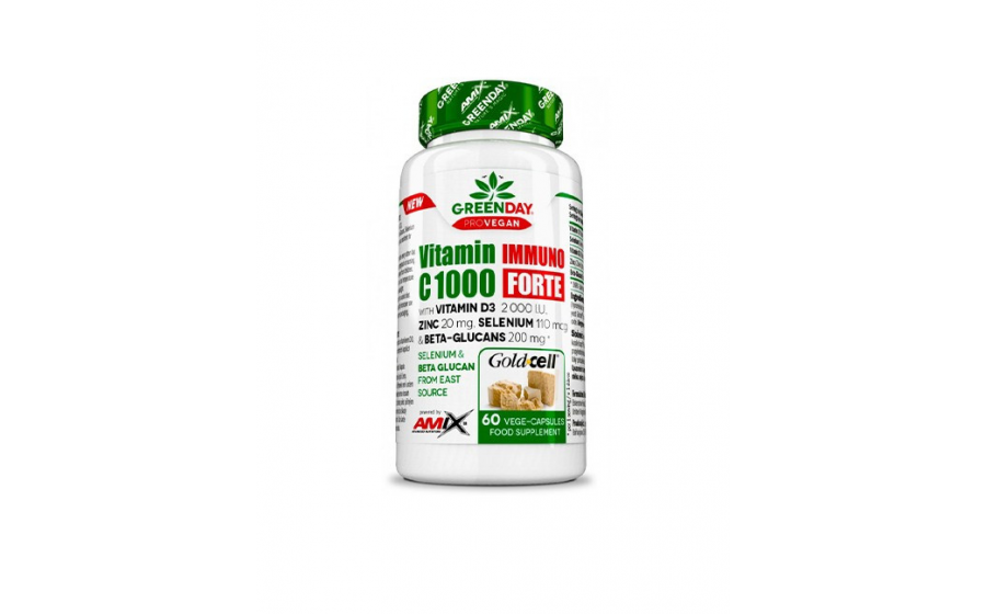 Amix GreenDay ProVegan Vitamin C 1000mg with Acerola (60 veg caps)