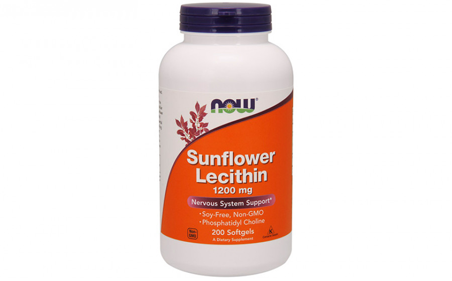 NOW Sunflower Lecithin 1,200 мг - 200 капс