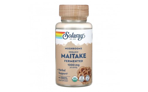 Solaray Maitake 1000 mg (60 org caps)