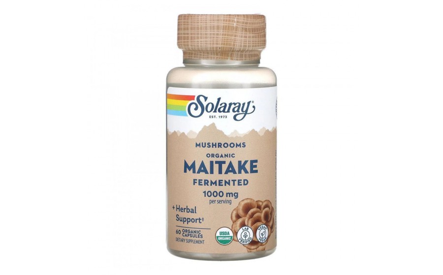 Solaray Maitake 1000 mg (60 org caps)