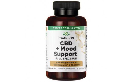 Swanson CBD + Mood Support (60 softgels)