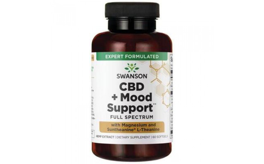 Swanson CBD + Mood Support (60 softgels)