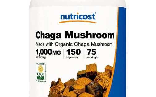 Nutricost Chaga Mushroom 1000 mg  150 capsules