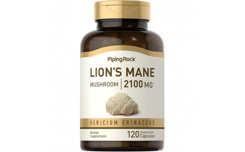 Piping Rock Lion's Mane mushroom 2100 mg 90 caps