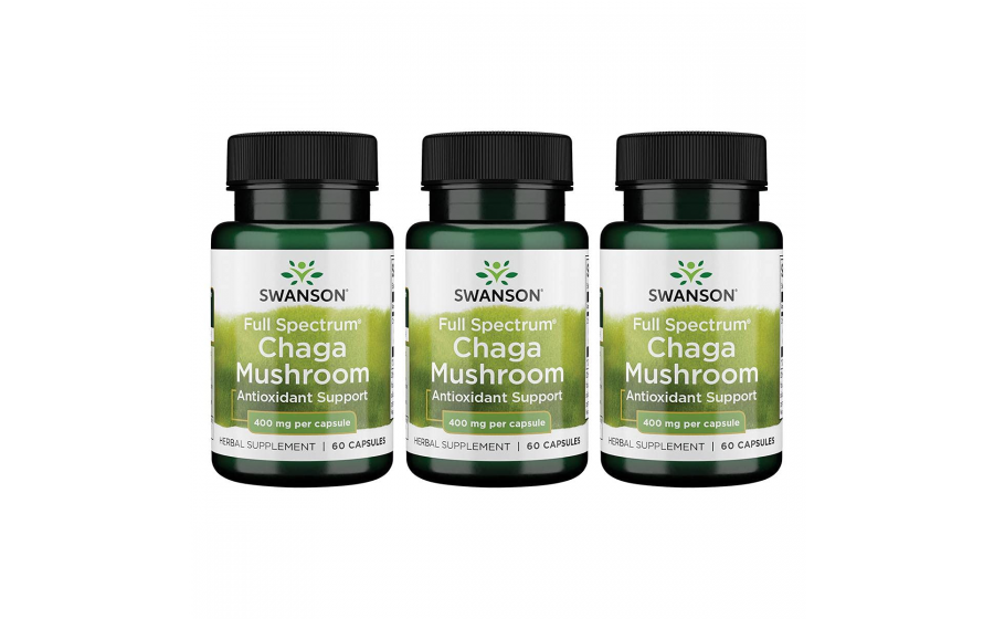 Swanson Chaga Mushroom 60 capsules