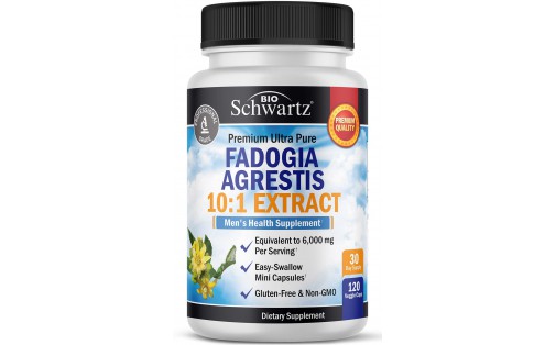 Bio Schwartz Fadogia Agrestis 10:1 Extract, 120 veg caps