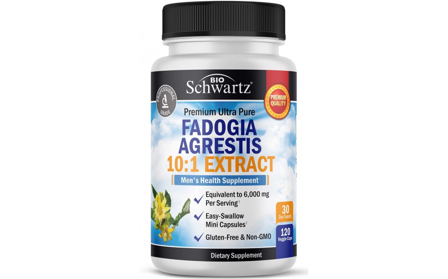 Bio Schwartz Fadogia Agrestis 10:1 Extract, 120 veg caps