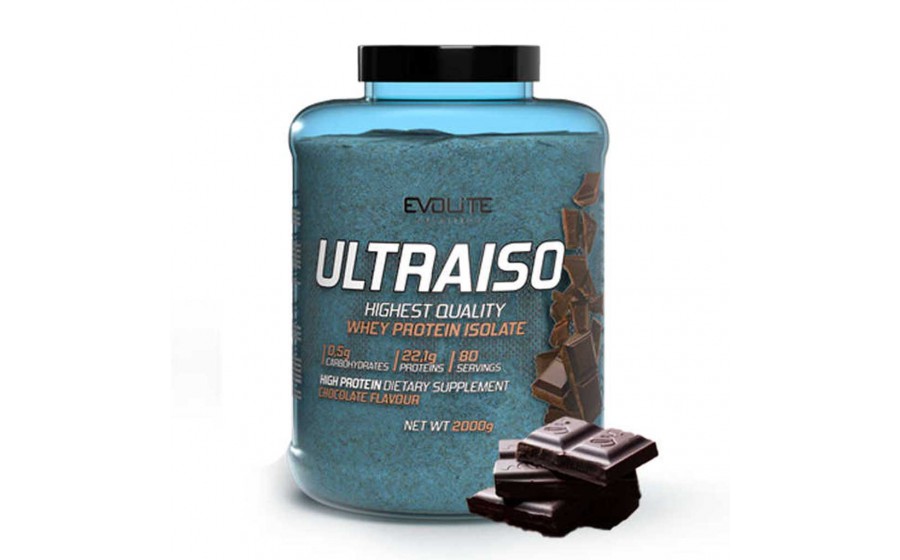 Evolite Nutrition UltraIso Whey Proteine Isolate 2000 g Evolite Nutrition UltraIso Whey Proteine Isolate 2000 g