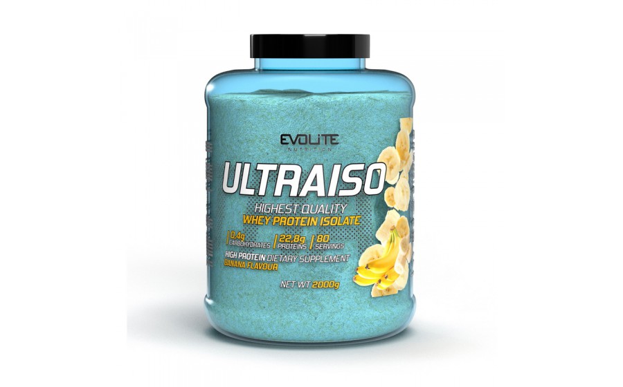 Evolite Nutrition UltraIso Whey Proteine Isolate 2000 g Evolite Nutrition UltraIso Whey Proteine Isolate 2000 g