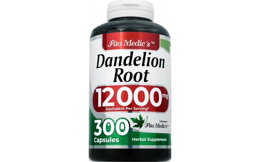 Fito Medic's Dandelion Root 12000 mg, 300 caps Fito Medic's Dandelion Root 12000 mg, 300 caps