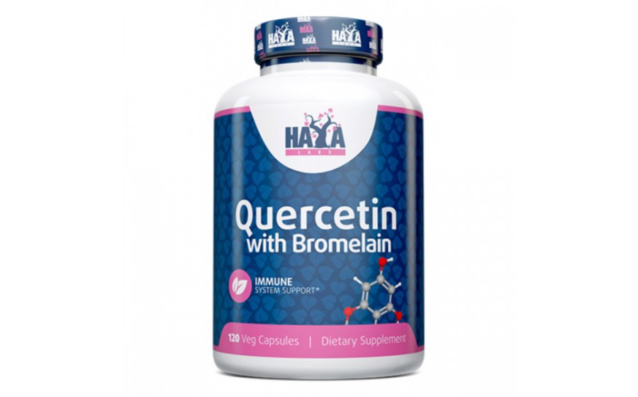 HAYA Labs Quercetin with Bromelain 120 vcaps HAYA Labs Quercetin with Bromelain 120 vcaps