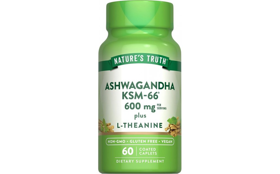 Nature's Truth Ashwagandha KSM-66 600 mg plus L-Theanine, 60 cap Nature's Truth Ashwagandha KSM-66 600 mg plus L-Theanine, 60 cap