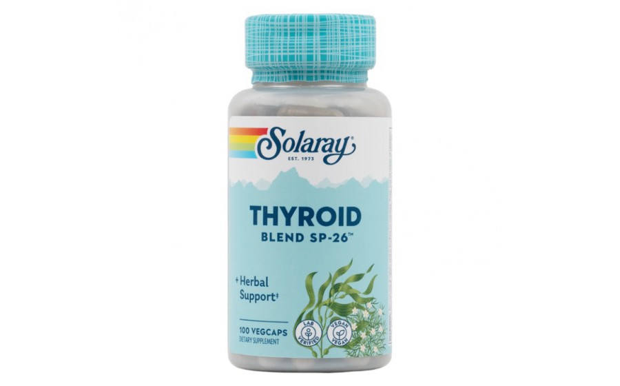 Solaray Thyroid Blend SP-26 100 veg caps Solaray Thyroid Blend SP-26 100 veg caps