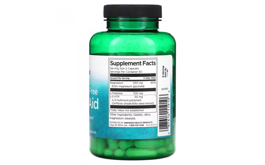 Swanson Melatonin-Free Sleep Aid 120 caps Swanson Melatonin-Free Sleep Aid 120 caps