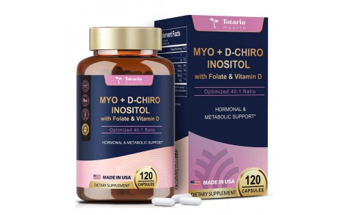Totaria Health MYO+ D-Chiro Inositol with Folate & Vitamin D