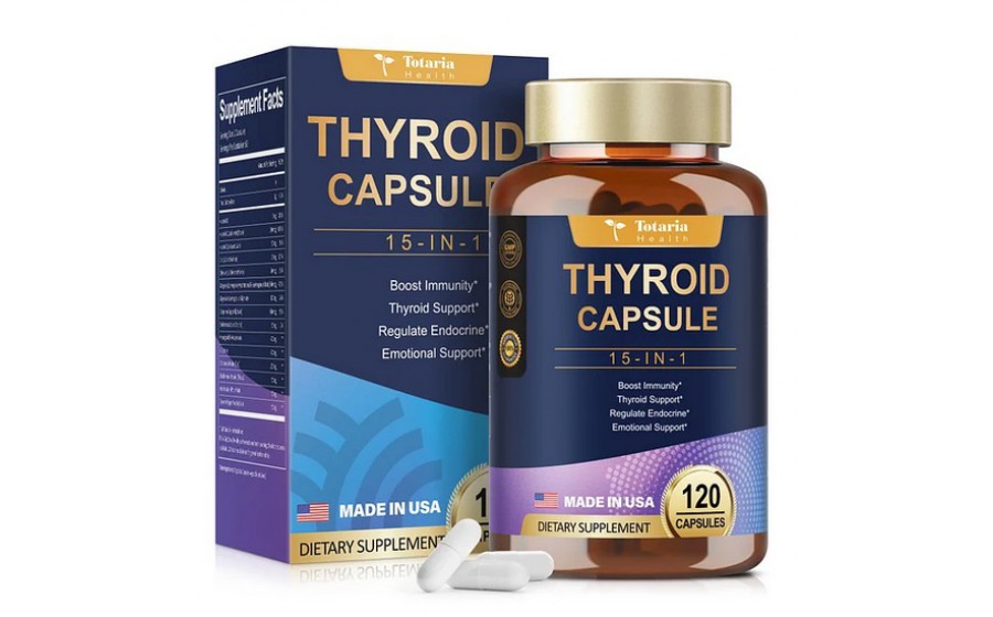 Totaria Health Thyroid Capsule 15-in-1 120 caps Totaria Health Thyroid Capsule 15-in-1 120 caps