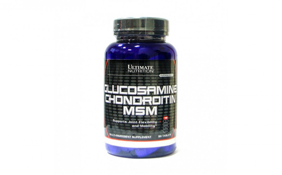 Ultimate Nutrition - Glucosamine Chondroitin & MSM - 90 таб