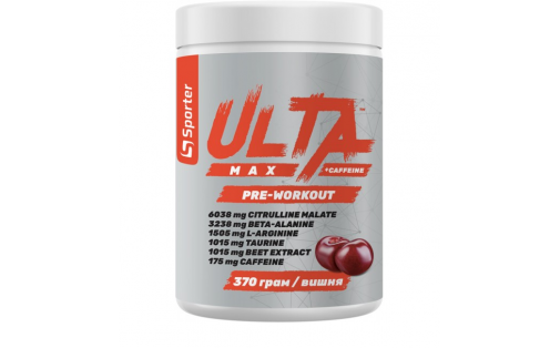 Sporter Ulta Max Pre-Workout 370г