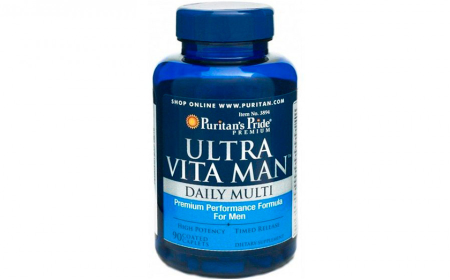 Puritan's Pride Ultra Vita Man 90 каплет