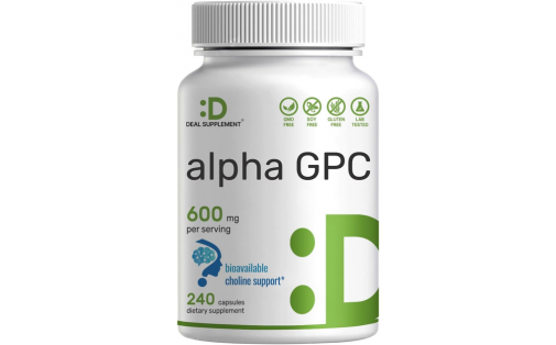 Deal Supplement Alpha GPC 600 mg 240 caps