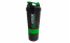 Шейкер 3-х камерный Spider Bottle fi-6389 (500+100мл), черно-зеленый