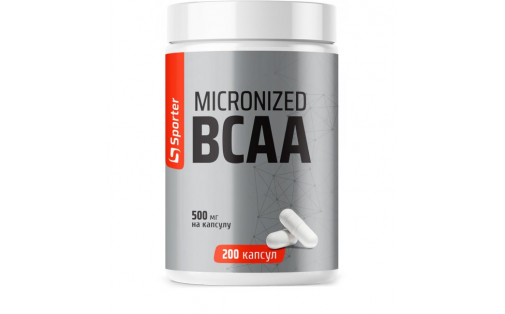 Sporter Micronized BCAA 2:1:1 (200 caps)