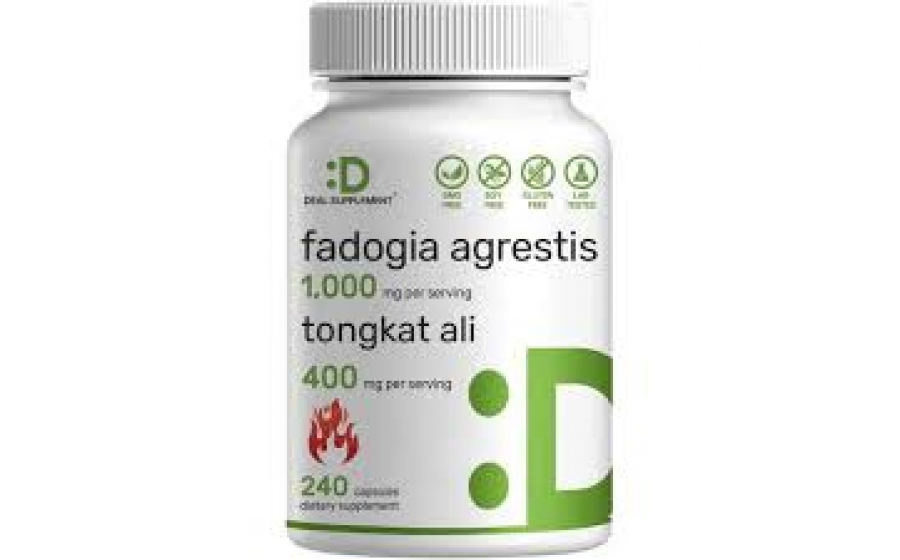 Deal Supplement Fadogia Agrestis 1000 mg plus Tongkat Ali 400 ms 240 caps