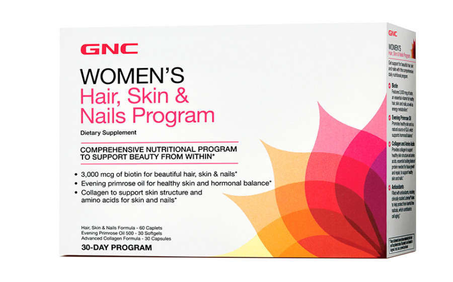 GNC Womens Hair, Skin & Nails Program, 30-Day Program