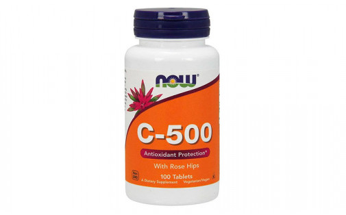 NOW Vitamin C 500 мг 100 таб