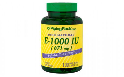 PipingRock E-1000 IU (671мг) 100 капс