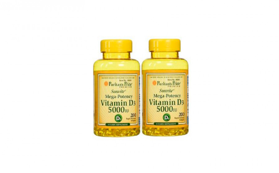 Puritan's Pride vitamin d3 5000 iu 200 капс