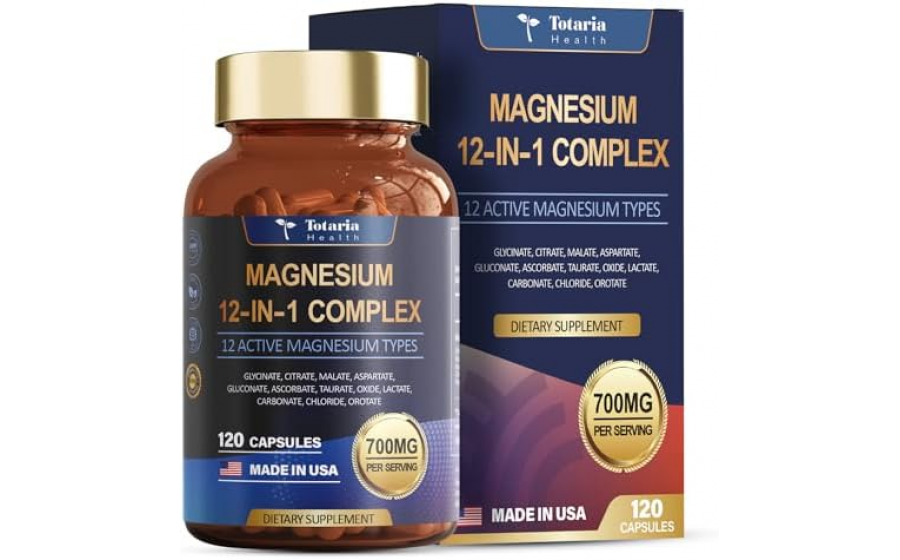 Totaria Health magnesium 12-in-1 complex 120 caps