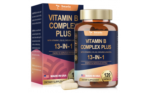 Totaria Health Vitamin B Complex Plus 13-in-1 120 caps