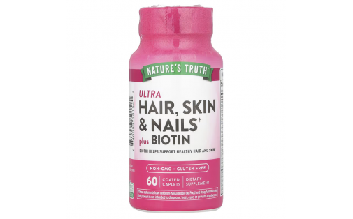 Nature's Truth Hair Skin & Nails with 5000 mcg Biotin 165 so