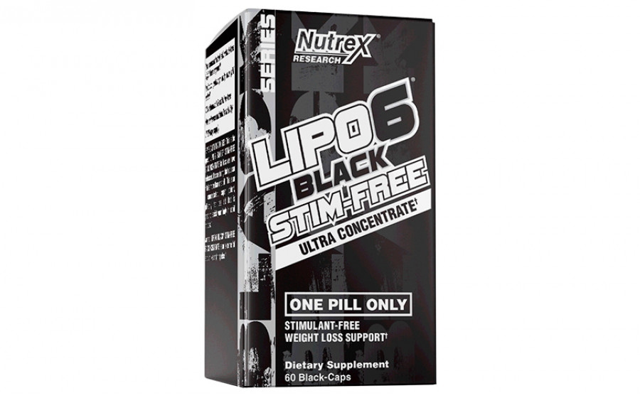 Nutrex Lipo-6 Black UC Stim-Free 60 black caps